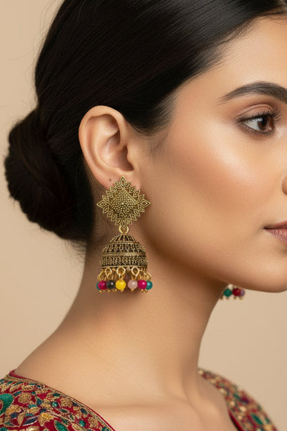 multicolor earrings