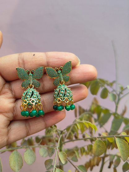 Butterfly design earrings