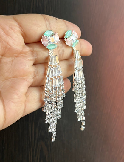 Rhinestone earrings