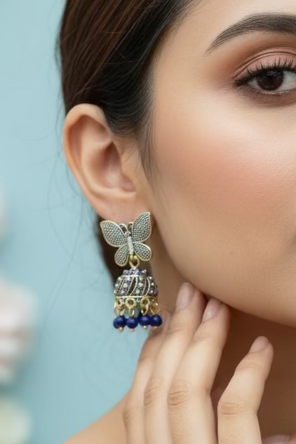 Butterfly design earrings