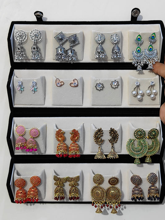 16 pics earrings design Box 🎁