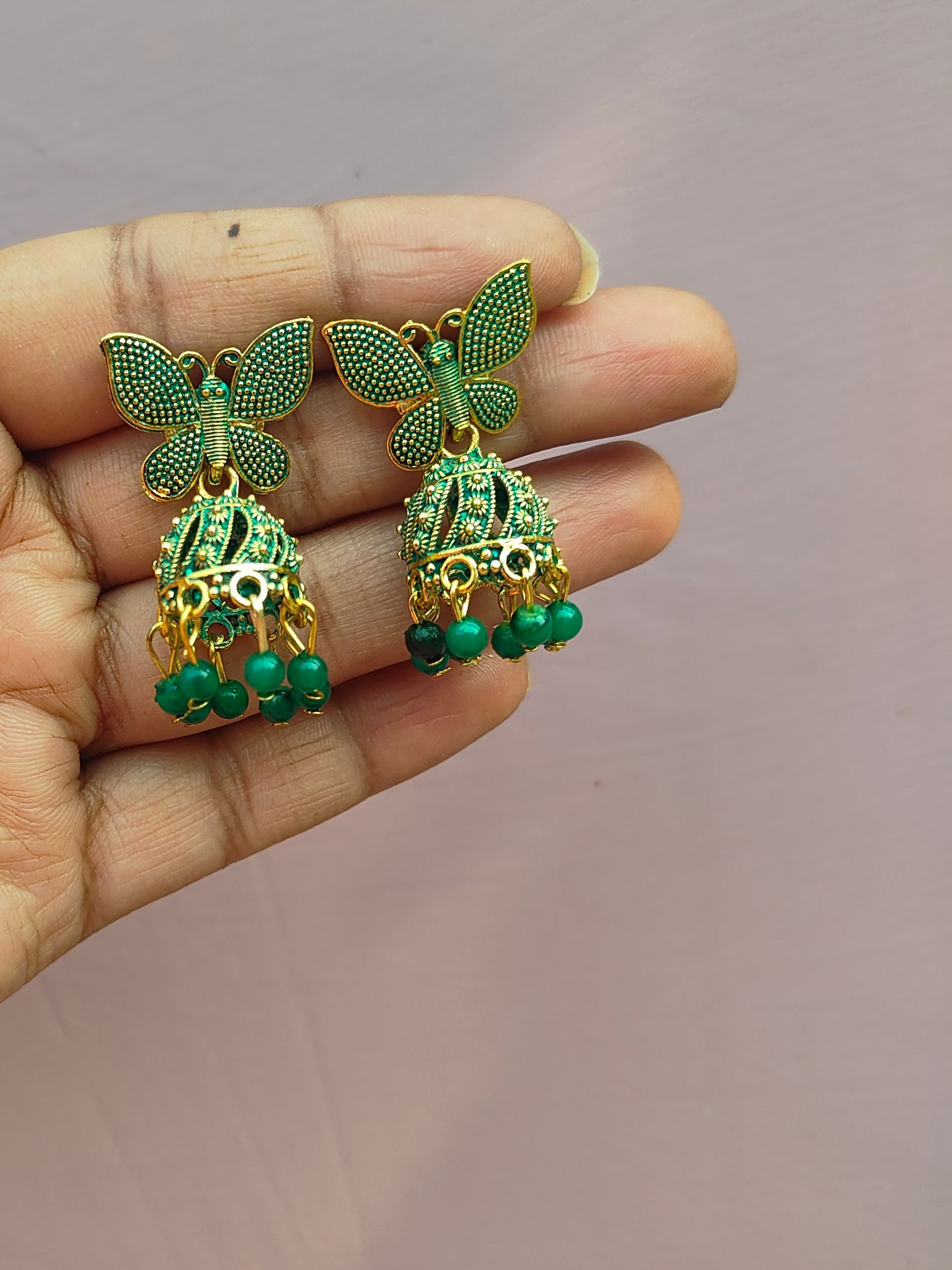 Butterfly design earrings