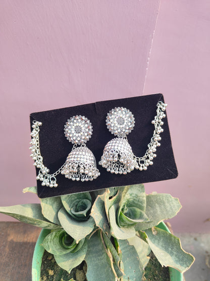 Bahubali jhumka earrings