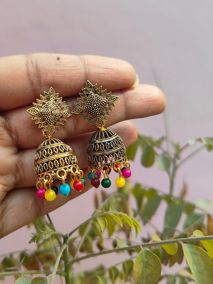 multicolor earrings