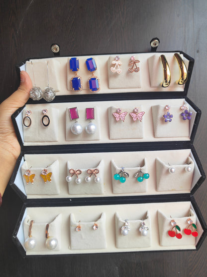 16 pics earrings multiple design earrings Box 🎁
