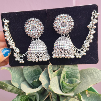 Bahubali jhumka earrings