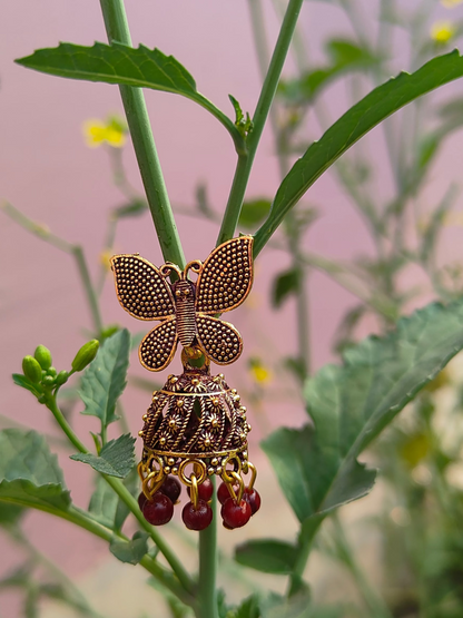 Butterfly design earrings