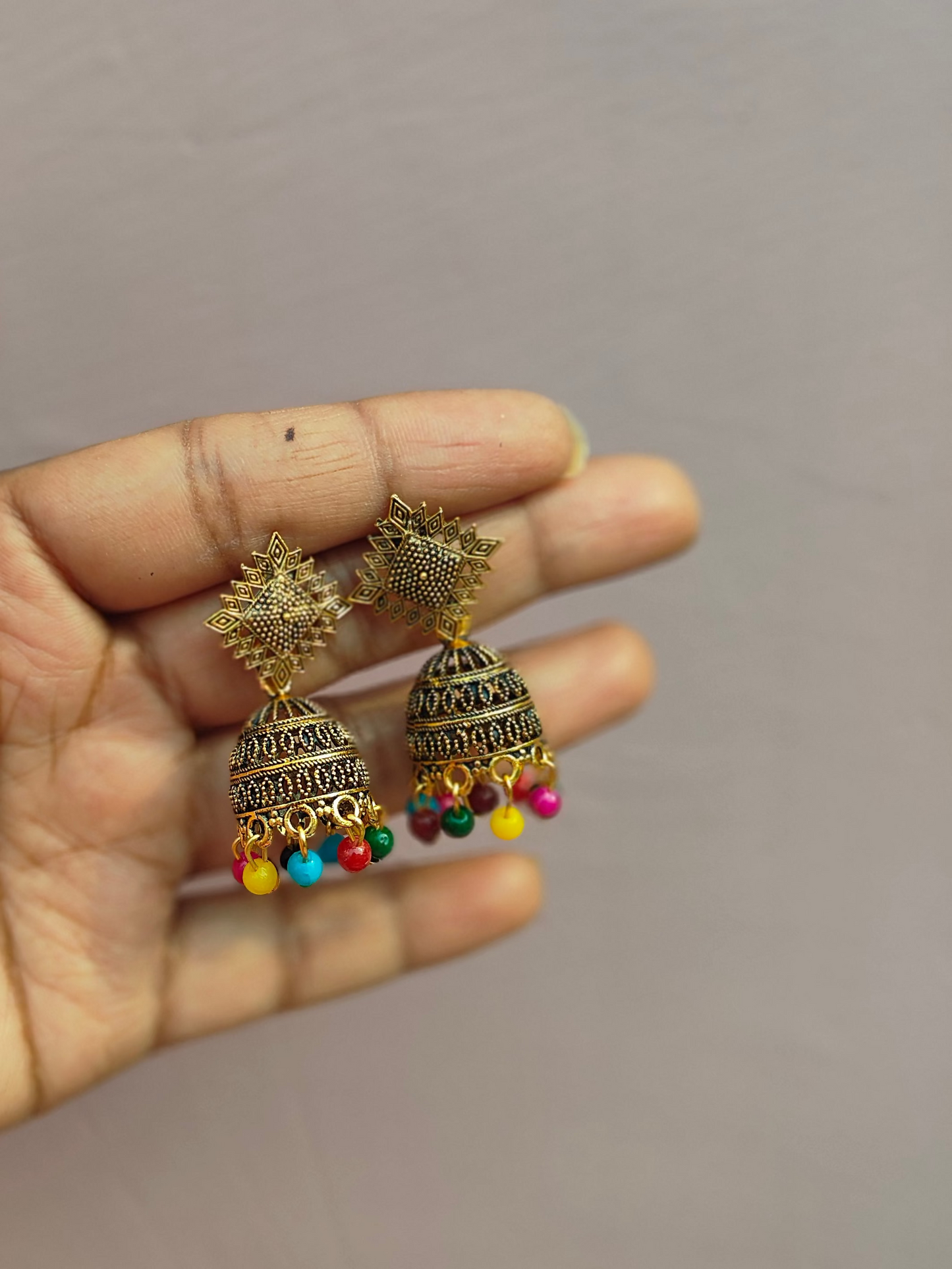 multicolor earrings