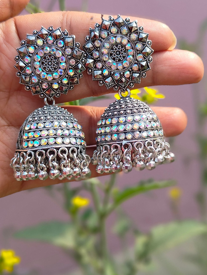 Ghoongru jhumka earrings