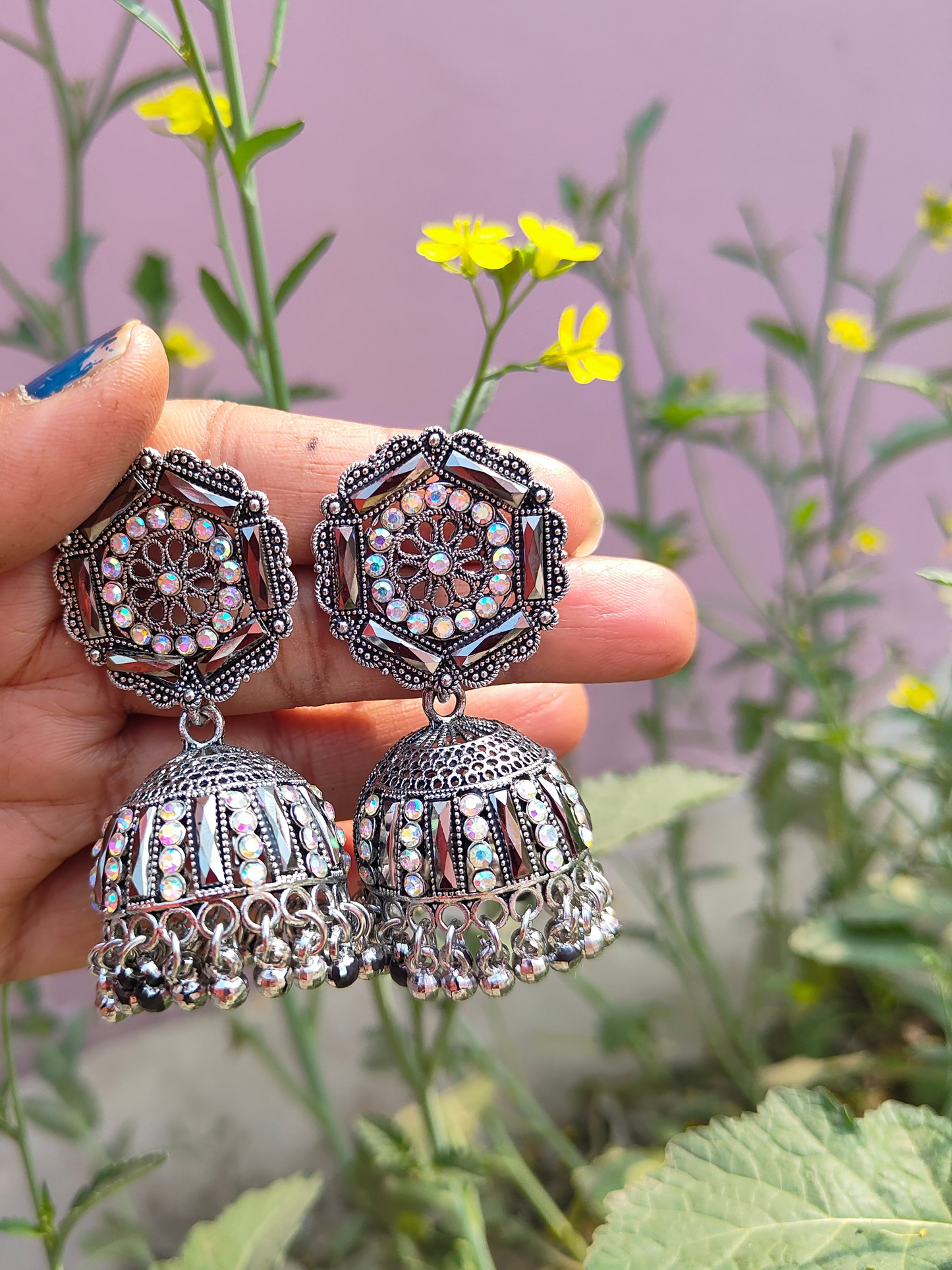 Hrsha jhumkas