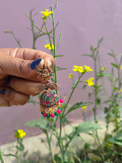 Sauth indian type earrings design multicolour