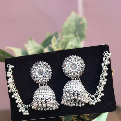 Bahubali jhumka earrings