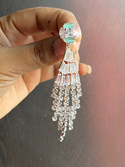 Rhinestone earrings