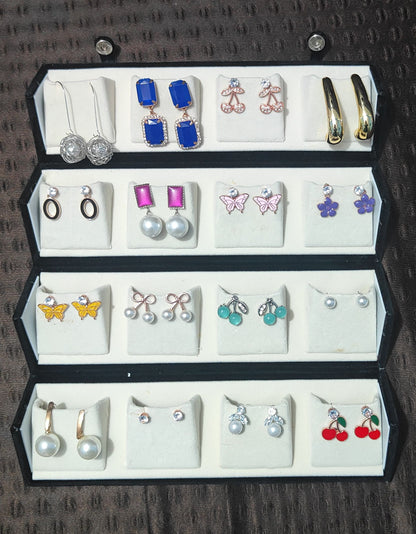 16 pics earrings multiple design earrings Box 🎁