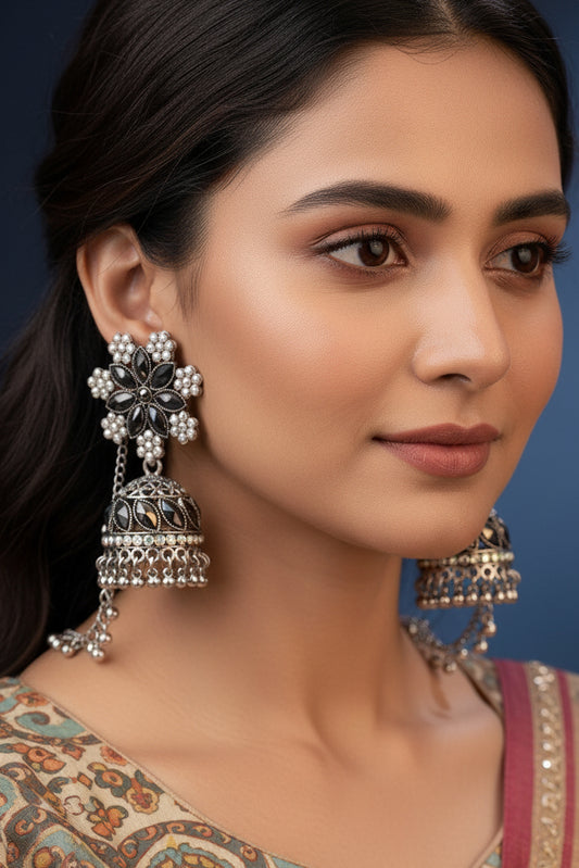 Shiya Traditional Jhumka Earrings for Women